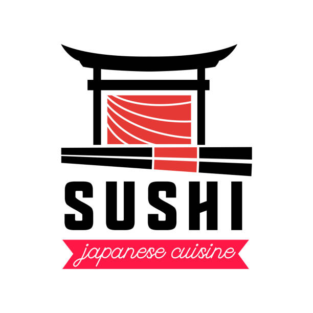 illustrazioni stock, clip art, cartoni animati e icone di tendenza di icona del cibo giapponese sushi isolata su illustrazione trasparente dello sfondo - sushi sashimi salmon tuna