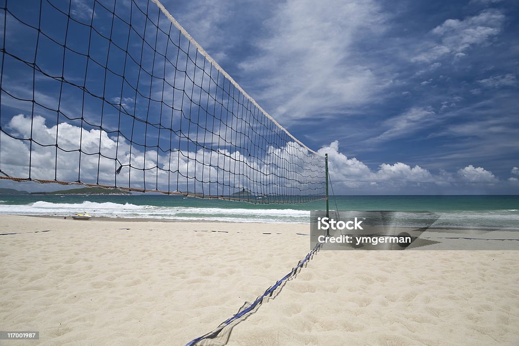 Vôlei de praia - Foto de stock de Areia royalty-free