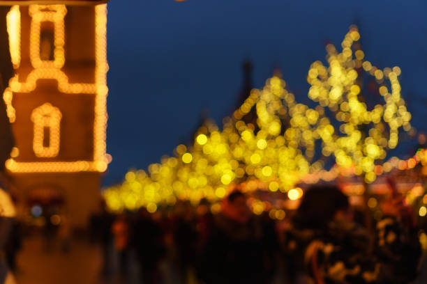 istock Night city in defocus. Bokeh 1170020351