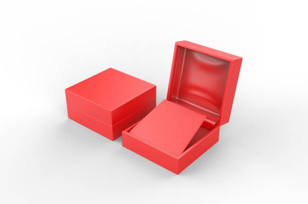 istock Blank Earring Box For Branding. 3d illustration rendering. 1170020514