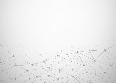 Abstract technology background with dots and lines connection. Data and technology concept. Internet network