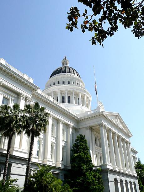 california state capitol di sacramento - california state capitol building foto e immagini stock