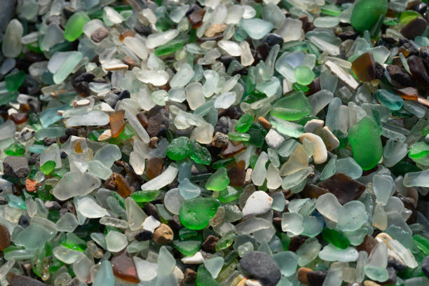 istock Natural background of sea glass. 1170031606