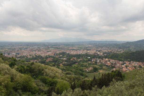 istock Panoramic view from Montecatini Alto on Valdinievole, Tuscany, Italy. 1170038757
