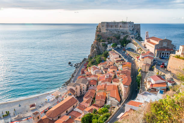 istock Scilla, Calabria. Ruffo Castle and cityscape 1170040910
