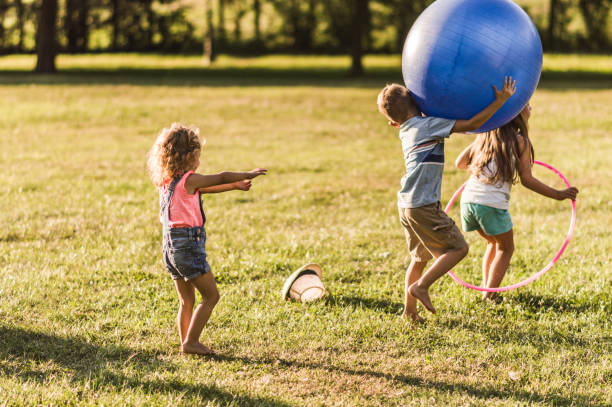 istock Children games in nature 1170044348