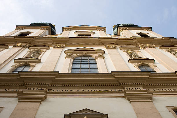 Jesuit Church, Vienna stock photo