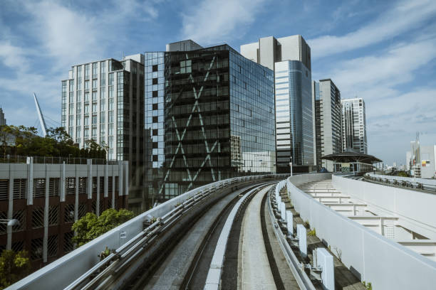 istock Cityscape from monorail sky train in Tokyo 1170059163