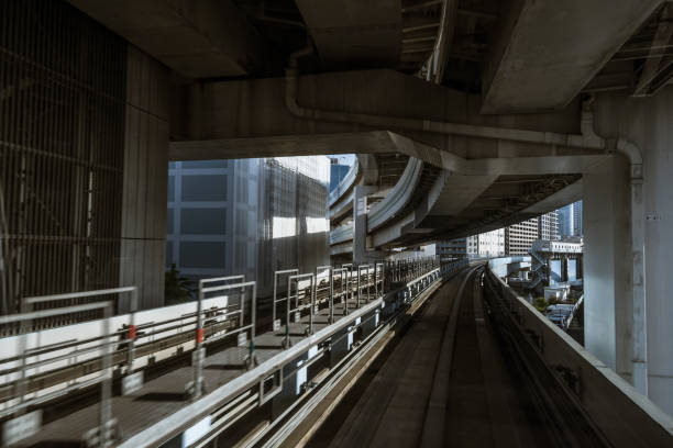 istock Cityscape from monorail sky train in Tokyo 1170059205