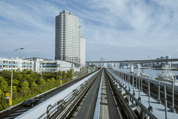istock Cityscape from monorail sky train in Tokyo 1170059217