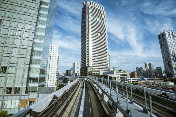 istock Cityscape from monorail sky train in Tokyo 1170059324