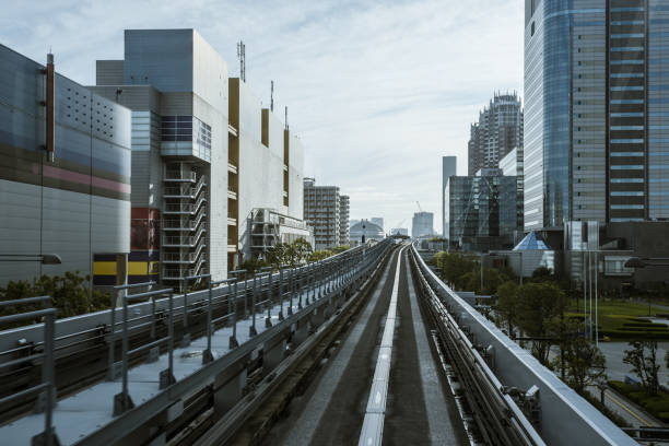 istock Cityscape from monorail sky train in Tokyo 1170059369