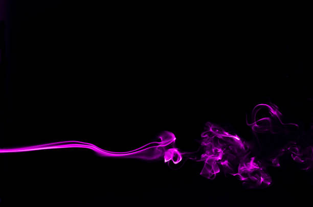 istock The light trails resemble smoke that moves back and forth, like waves and like an explosion. 1170061194