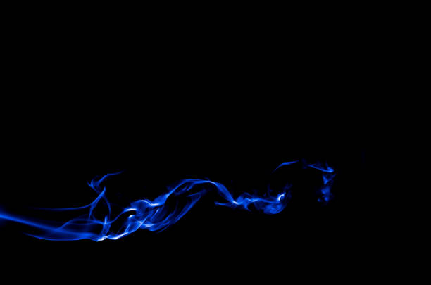 istock The light trails resemble smoke that moves back and forth, like waves and like an explosion. 1170061229