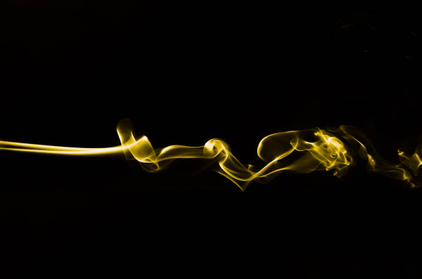 istock The light trails resemble smoke that moves back and forth, like waves and like an explosion. 1170061311