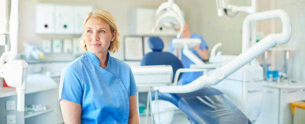 istock female dentist portrait 1170061553