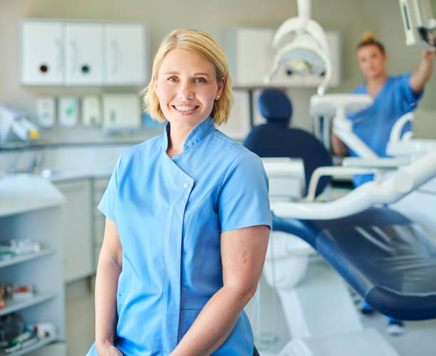 istock female dentist portrait 1170062587