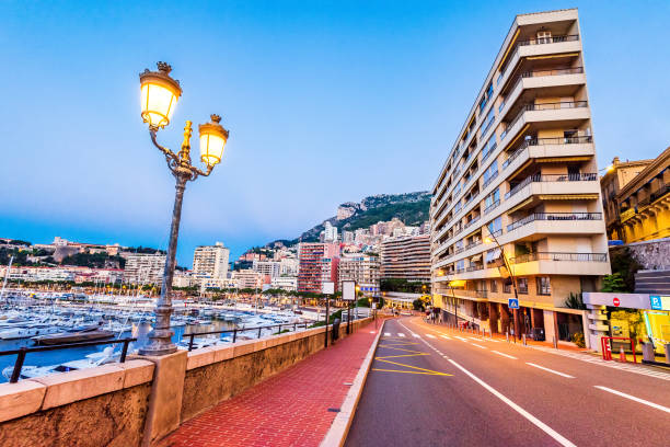 A beautiful aerial view of Monte Carlo (Monaco).