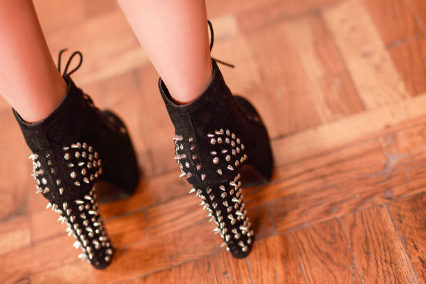 istock Spiket high heels shoes 1170065639