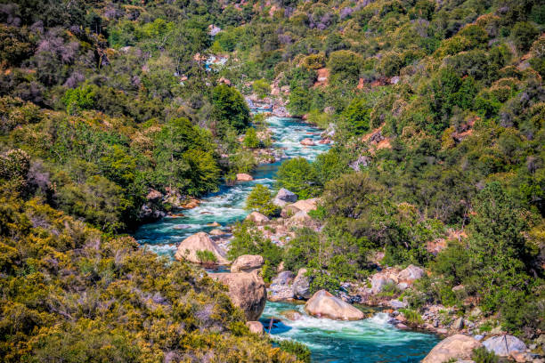 istock Mountain River with Rapids in Sierra Nevada, California. Sequoia National Forest 1170066371