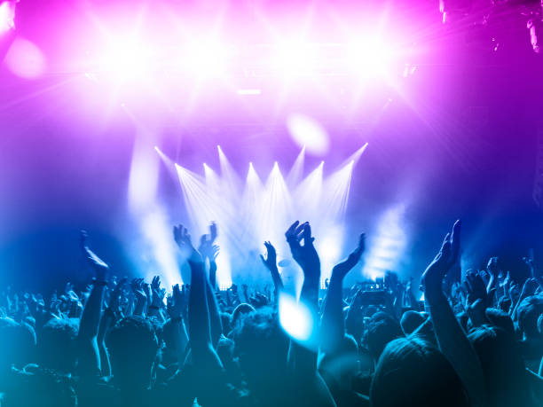 istock Concert crowd in front of a live stage 1170071063