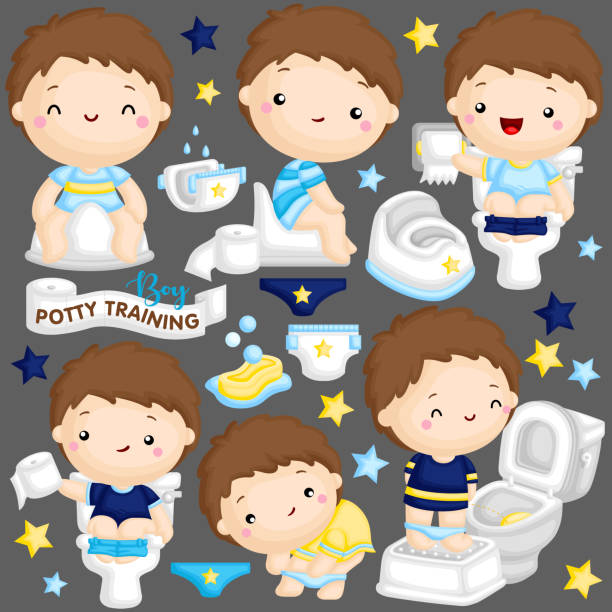 270 Potty Training Illustrations & Clip Art - iStock | Potty training  toddler, Dog potty training, Puppy potty training