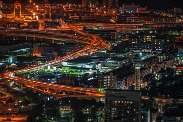 istock Keihin industrial zone which is visible from Yokohama Landmark Tower 1170076442