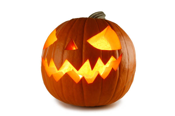 istock Halloween Pumpkin isolated on white 1170077512