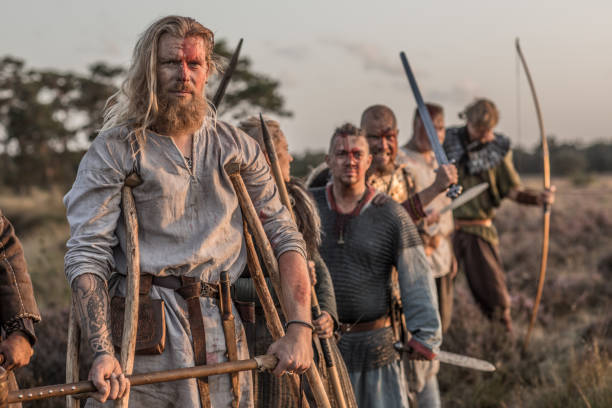 istock Vikings resting on a highland battlefield 1170078927