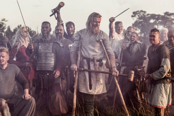 istock Vikings on a highland battlefield 1170079616