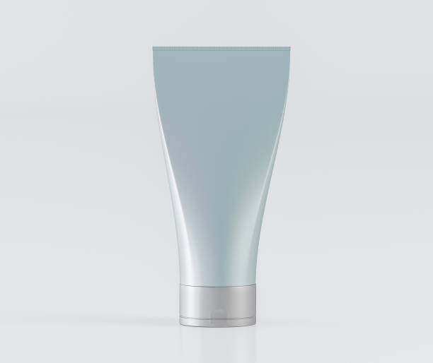 istock Tube for cosmetics blue color mockup - 3D illustration 1170081197