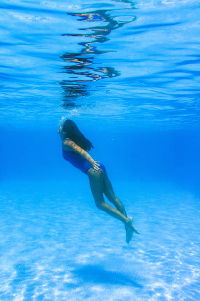 istock Underwater young woman in a swimming pool 1170082010