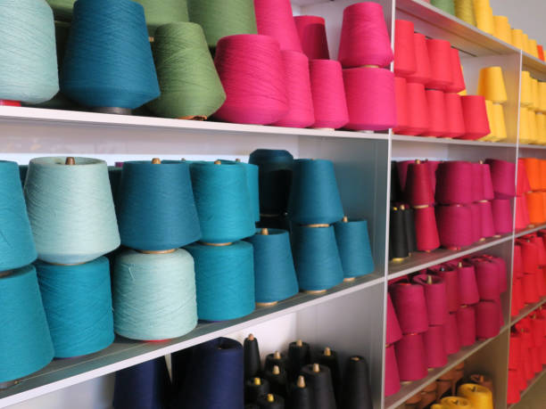 istock upboard with a collection of spools in different colors 1170082706