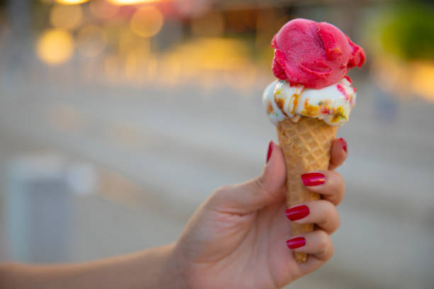 istock Ice Cream Cup Sweet Fruit Frozen Delicious Candy 1170083682