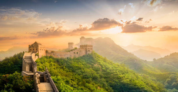 wielki mur chiński - castle holiday travel destinations vacations zdjęcia i obrazy z banku zdjęć