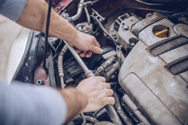 istock Hands of car mechanic 1170096836