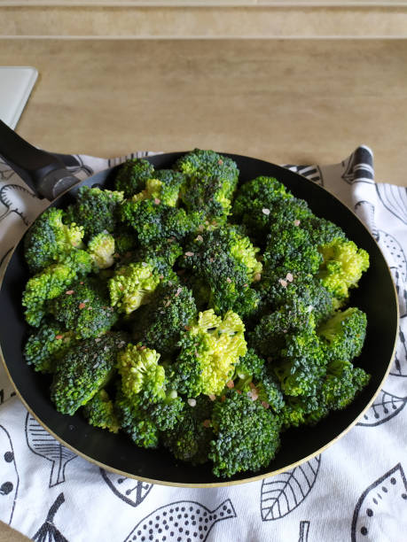 istock Healthy Green Organic Raw Broccoli Florets Ready for Cooking 1170099507