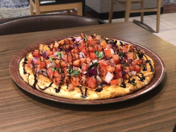istock Photo of a tomato bruschetta 1170104452