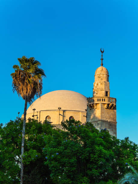 istock Muslim mosque and crescent minaret 1170106622