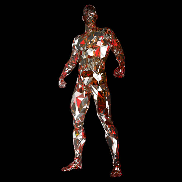 istock Bright fashion abstract man concept 3d render 1170113255