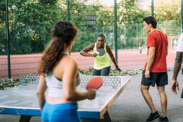 istock Women playing table tennis 1170116877