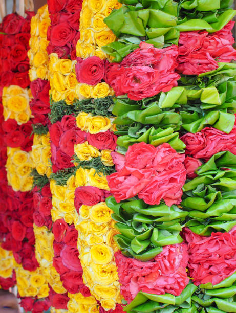 istock Flower garlands for Hinduism religious ceremony 1170118796