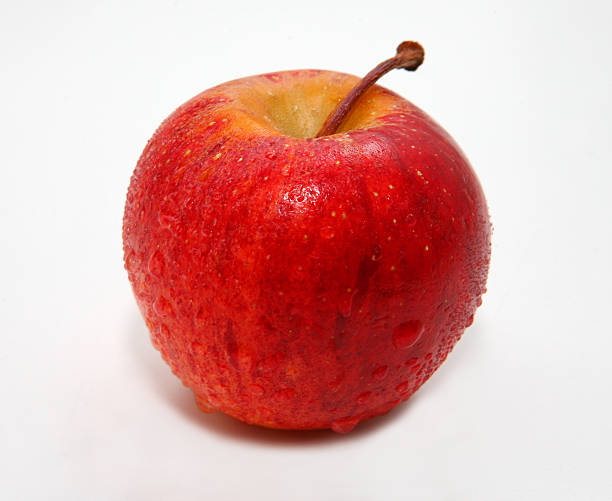 Red apple stock photo