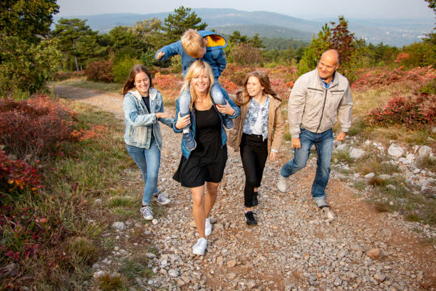 istock Large Family Outdoors in Nature 1170120771