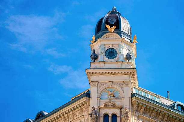 istock Clock tower on Graben Street in Vienna 1170122088
