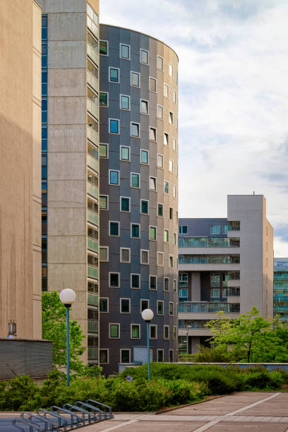 istock Modern residential apartment flat building exterior at Vienna 1170122831