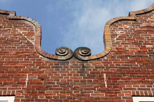 Detail of houses in the Dutch Quarter in Potsdam (Germany).