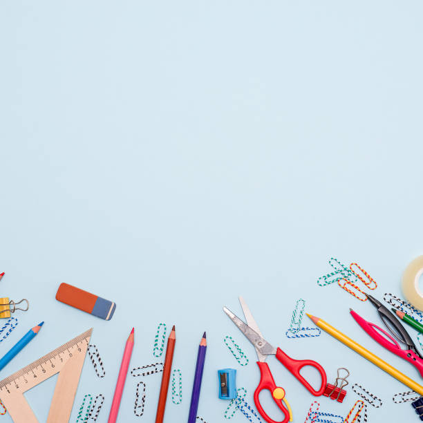 istock Education or back to school concept. Flat lay. 1170124384