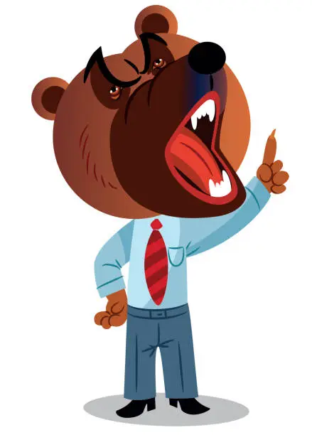 Vector illustration of Boss Bear