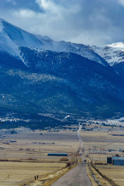 Mountain rand in Colorado in winter